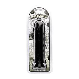 Фалоімітатор Toyz4lovers Delicious With The Scent Licorice 20 см (чорний) - мініатюра 9