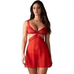 Комплект Obsessive Cupide Desir S/M красный