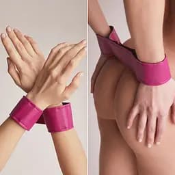 Труси для страпону Strap-On-Me Leatherette Harness Curious Fuchsia Strap-on-me SO7813 97668 - мініатюра 6