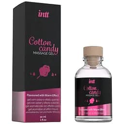 Массажный гель для интимных зон Intt Cosmetics Cotton Candy разогревающий 30 мл