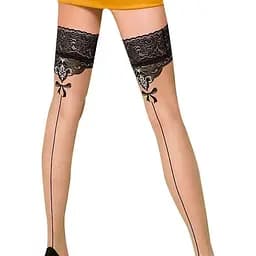 Чулки ST103 beige - Passion 1/2