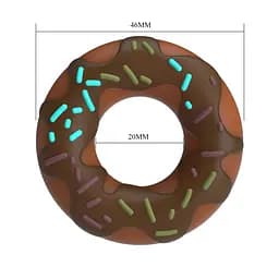 Кільце для члена Pretty Love Choco Super Donut Silicone Cock Ring PRETTY LOVE BI-210344 103647 - мініатюра 2