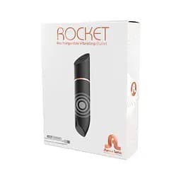 Віброкуля у вигляді помади Adrien Lastic Rocket Black Adrien Lastic SO8206 95534 - мініатюра 3
