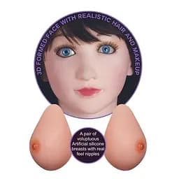 Надувна секс лялька Silicone Boobie Super Love Doll - мініатюра 4