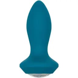 Анальная пробка Power Gem Vibrating Crystal Probe 10,7 см (синий)