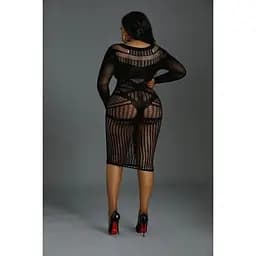 Сукня Moonlight Model 03 Black Plus size - мініатюра 4