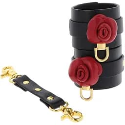 Наручники Taboom Wild Roses Wrist Cuffs чорний