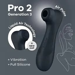 Вакуумний кліторальний стимулятор Satisfyer Pro 2 Generation 3 with Liquid Air - мініатюра 3
