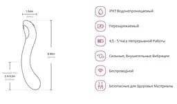 Осцилюючий смарт-вібратор для точки G Lovense Osci 2 Lovense SO4088 90459 - мініатюра 2