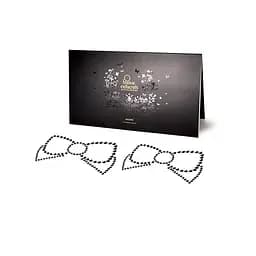 Прикраси для грудей зі стразами MIMI Bow колір: чорний Bijoux Indiscrets (Іспанія)