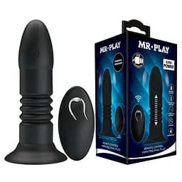 Анальна пробка - Mr.Play Remote Control Vibrating Anal Plug - мініатюра 1