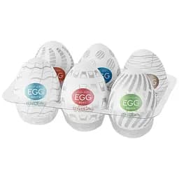 Набор мастурбаторов-яиц Tenga Egg New Standard Pack 6 яиц