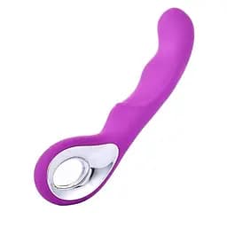 Вибратор для стимуляции точки G с гибким корпусом и USB зарядкой Фиолетовый