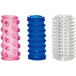 Набор насадок на пенис You2Toys OrionTokio Sleeves 3 шт. мульти