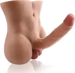Секс-кукла для женщин мужской торс с пенисом ТПЕ телесного цвета