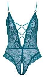 Боді Cottelli Collection Lingerie Ouvert XL бірюзовий - мініатюра 6