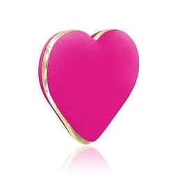 Вібратор-серце Rianne S Heart Vibe Rose, 10 режимів, медичний силікон, у подарунковій упаковці для ніжної стимуляції