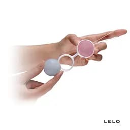 Набір вагінальних кульок Lelo Beads Mini, діаметр 2,9 см, змінне навантаження, 2 х 28 г і 2 х 37 г - мініатюра 2