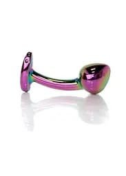 Анальна пробка - Jewellery Multicolour Curved Plug L - мініатюра 3