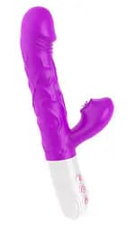 Вібратор-кролик B - Series Fox Tongue, 23 см (фіолетовий)