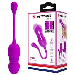 Віброяйце Pretty Love Callie Thrusting Vibrating Egg Purple - мініатюра 1