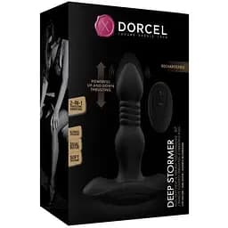 Анальна пробка з вібрацією та пульсацією Dorcel Deep Stormer - мініатюра 6