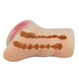 Мастурбатор вагіна CRAZY BULL Caroline, Double holes TPR Crazy Bull BM-009237N 99973 - мініатюра 5
