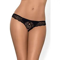 Сексуальні стрінги Obsessive Miamor L/XL чорний