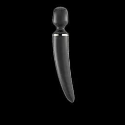 Вібромасажер Satisfyer Wand-er Woman Чорний - мініатюра 4