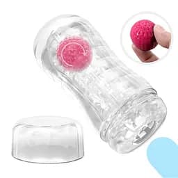 Прозорий мастурбатор вагіна PRETTY LOVE VACUUM CUP MASTURBATOR Black Hole ABS TPR PRETTY LOVE BM-009249N-1 98383 - мініатюра 4