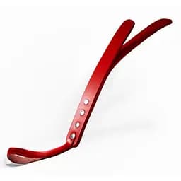 Паддл двошаровий Feral Feelings Leather Mini Paddle Red, натуральна шкіра, red