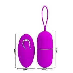 Віброяйце Pretty Love Arvin Vibrating Egg Purple - мініатюра 6