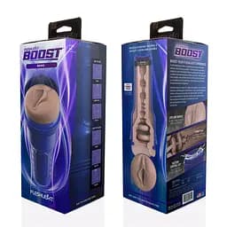 Мастурбатор-вагіна Fleshlight Boost Bang, плаваючі кільця Turbo Tech - мініатюра 2