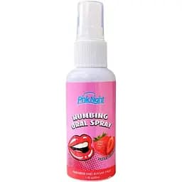 Спрей для глибокого мінету PinkNight 50 мл - Полуниця (реально працює)