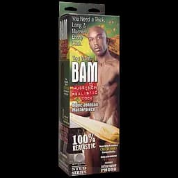 Фалоімітатор Doc Johnson BAM Huge 13 Inch Realistic Cock - мініатюра 5