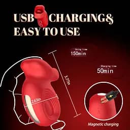 Кліторальний стимулятор Kiss Fun Occlusal Vibration Massager - мініатюра 9