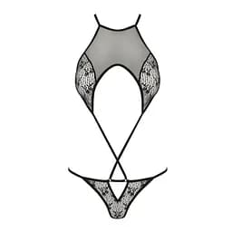 Ажурне боді Passion AZALIA Body black L/XL - мініатюра 3