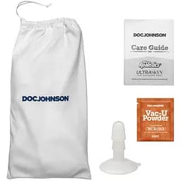 Фалоімітатор Doc Johnson Signature Cocks Chad White 8,5 inch UltraSkin - мініатюра 4