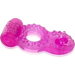 Вібро-кільце Passion з язичком рожеве (4821002030026)