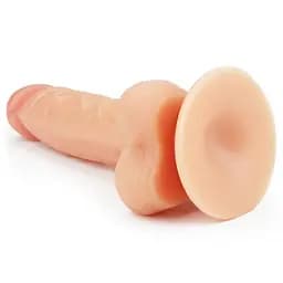 Фалоімітатор LoveToy Ultra Soft Dude 20 см тілесний - мініатюра 7