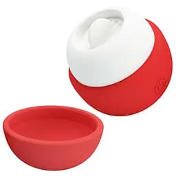 Кліторальний стимулятор Pretty Love Apple Secret Red, 12 licking settings - мініатюра 6