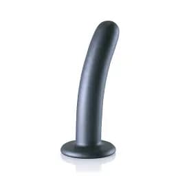 Фалоімітатор Ouch! Smooth G-Spot Dildo 6'' 15 см (сірий) - мініатюра 15