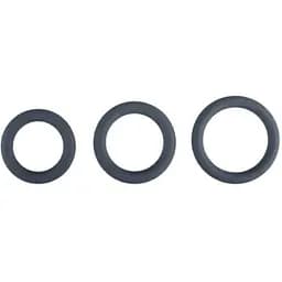 Набор эрекционных колец Boners 3-Piece Cock Ring Set 3 шт. серый