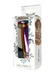 Анальна пробка - Jewellery Multicolour Penis Plug Clear M - мініатюра 8