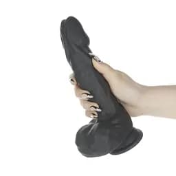 Фалоімітатор Naked Addiction – 8.6” Silicone Rotating & Thrusting Vibrating Dildo with Remote Black - мініатюра 4