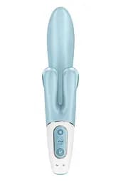 Вібратор-кролик Satisfyer Touch Me 20 см блакитний - мініатюра 6