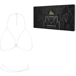 Ланцюжок портупея Bijoux Indiscrets Magnifique Bra Chain прикраса на тіло Gold - мініатюра 3