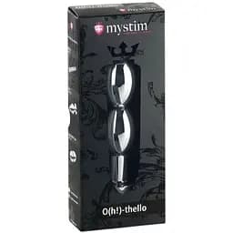 Металеве ділдо 2 в 1 Mystim O(h!)-thello для електростимулятора діаметр 3.5 см - мініатюра 5