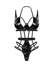 Боді Obsessive Keira Lise, L/XL (чорний) - мініатюра 4