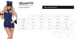 Еротичний костюм Roxana 6355 XL синій - мініатюра 4